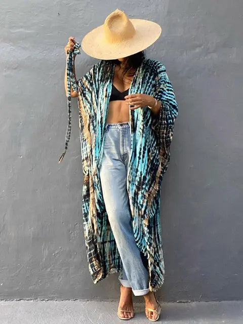 Coastal Caftan Cover Up - Visage Vogue