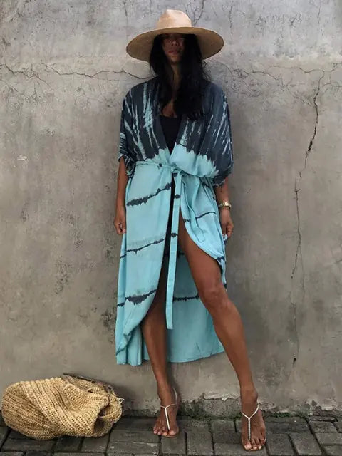 Coastal Caftan Cover Up - Visage Vogue