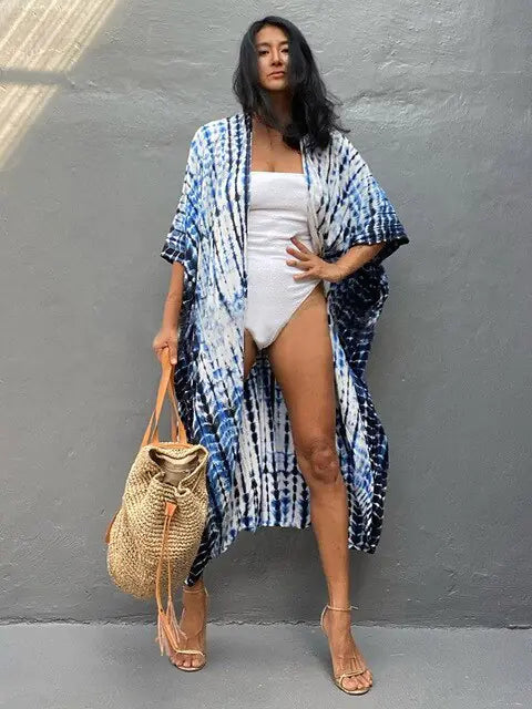 Coastal Caftan Cover Up - Visage Vogue