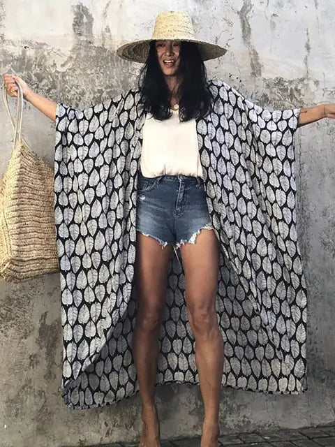 Coastal Caftan Cover Up - Visage Vogue