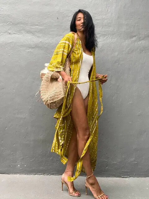 Coastal Caftan Cover Up - Visage Vogue