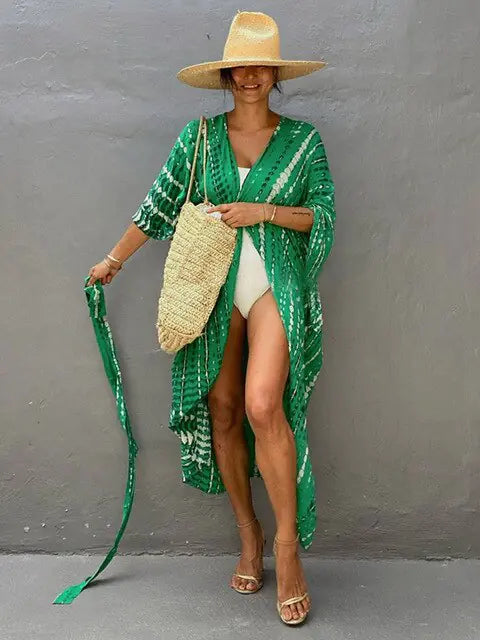 Coastal Caftan Cover Up - Visage Vogue