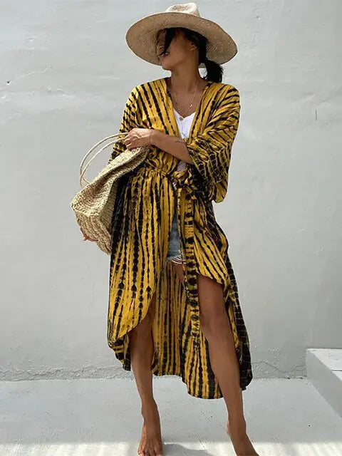 Coastal Caftan Cover Up - Visage Vogue
