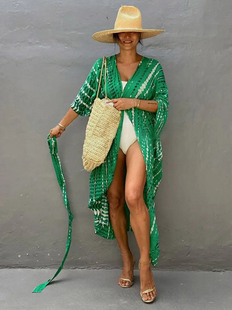 Coastal Caftan Cover Up - Visage Vogue