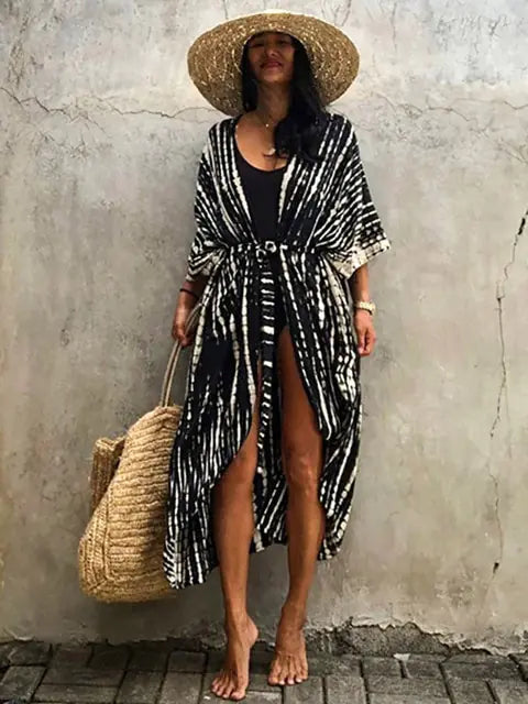 Coastal Caftan Cover Up - Visage Vogue