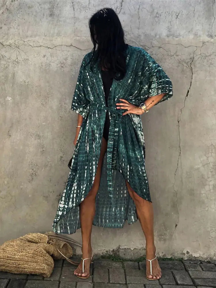 Coastal Caftan Cover Up - Visage Vogue