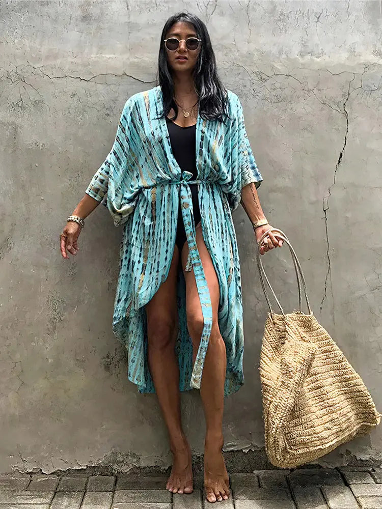 Coastal Caftan Cover Up - Visage Vogue