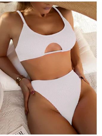 RIB BIKINI SET - Visage Vogue