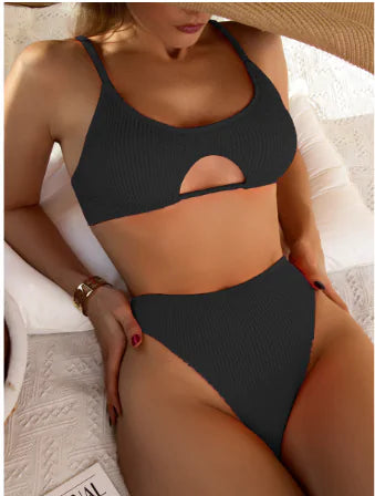 RIB BIKINI SET - Visage Vogue