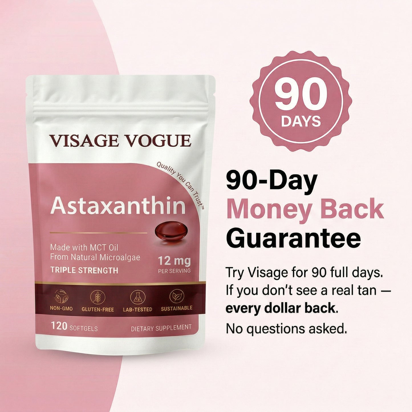 Visage Astaxanthin For Tanning - Visage Vogue